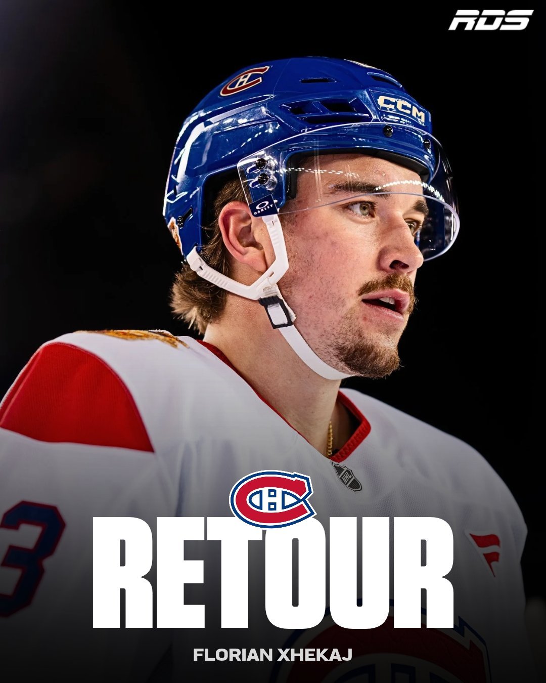 Retour de Florian Xhekaj dans la formation des Canadiens (RDS)