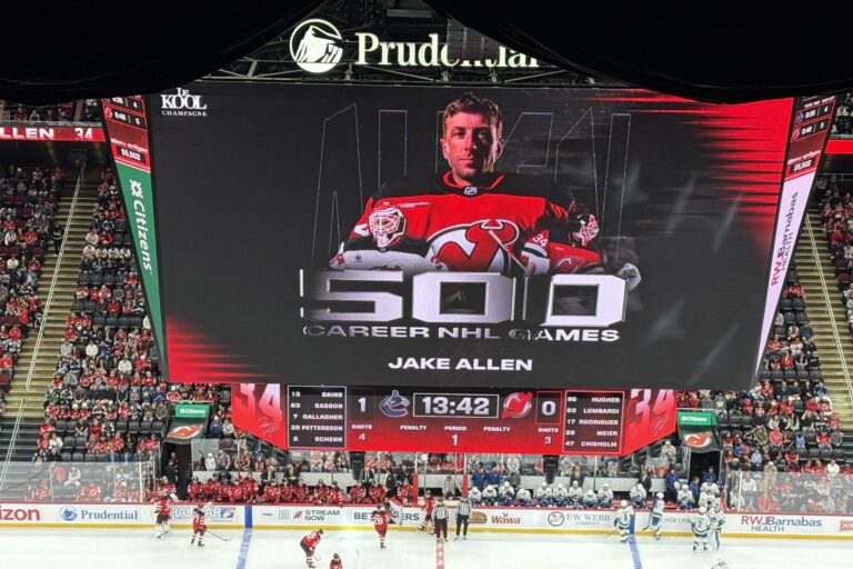Jake Allen entre dans le club très sélect des 500 matchs dans la LNH