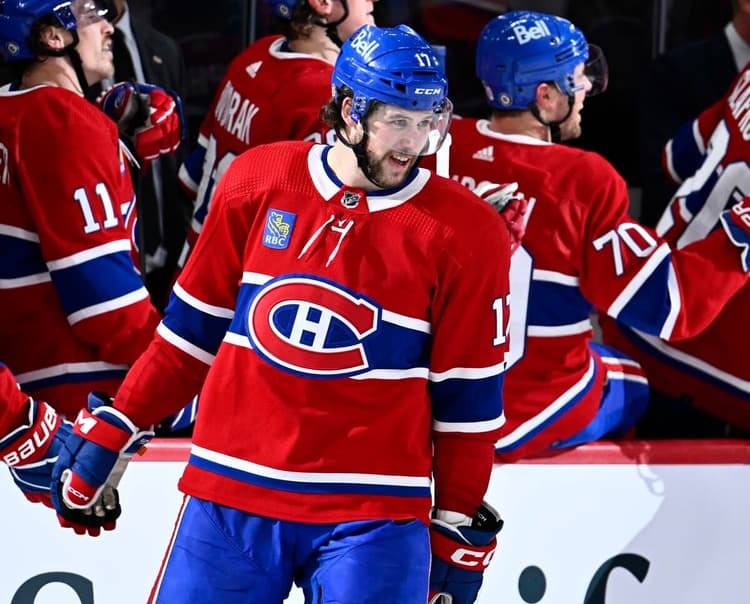 Josh Anderson dans l'uniforme du Canadien