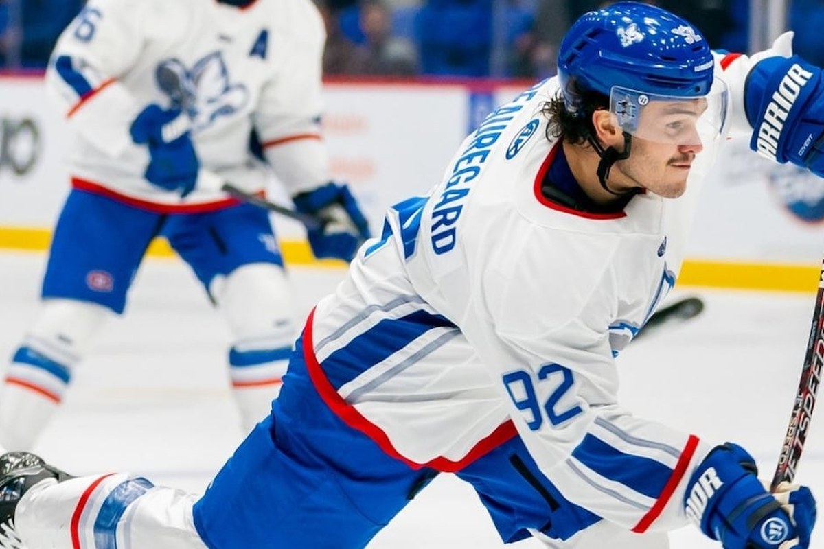 Anthony Beauregard, numéro 92 des Lions de Trois-Rivières