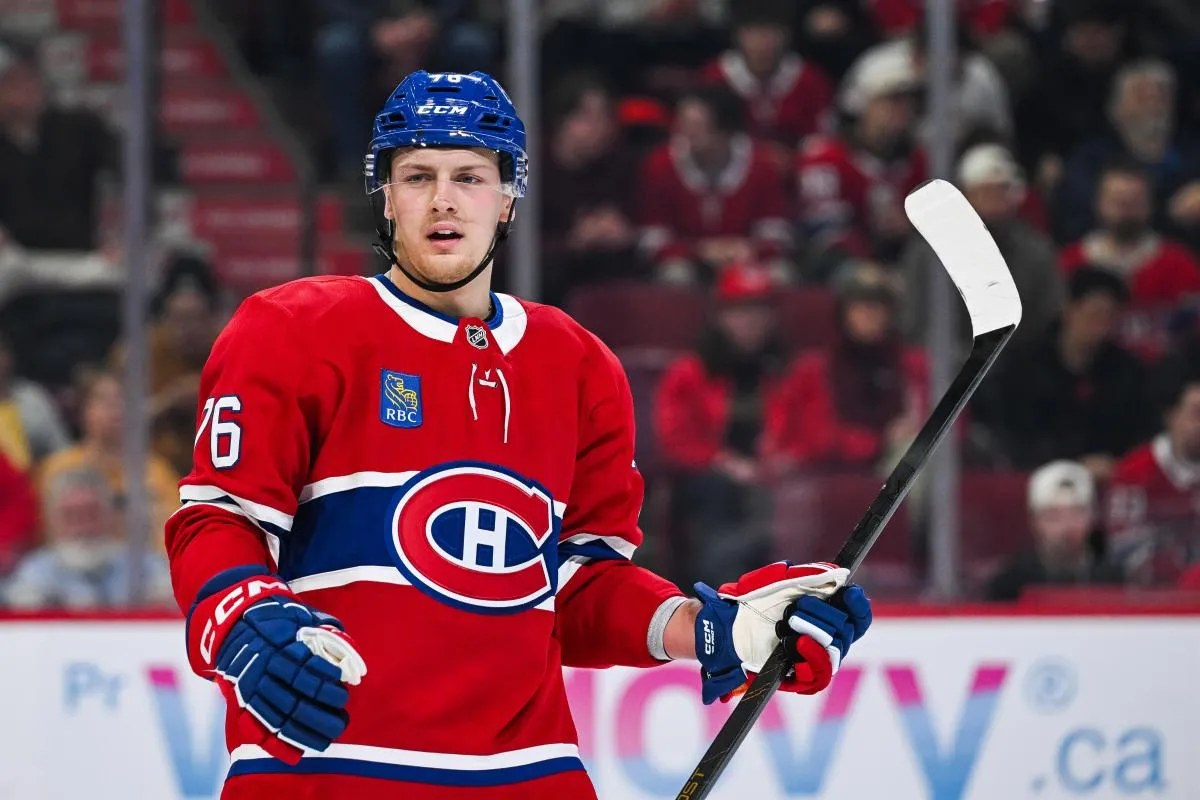 Zachary Bolduc, numéro 76 des Canadiens