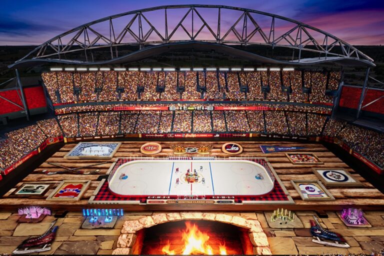 La LNH transformera le stade de Winnipeg en chalet géant pour la Classique héritage contre le Canadien