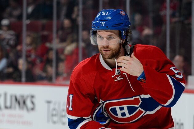 David Desharnais avec le Canadien