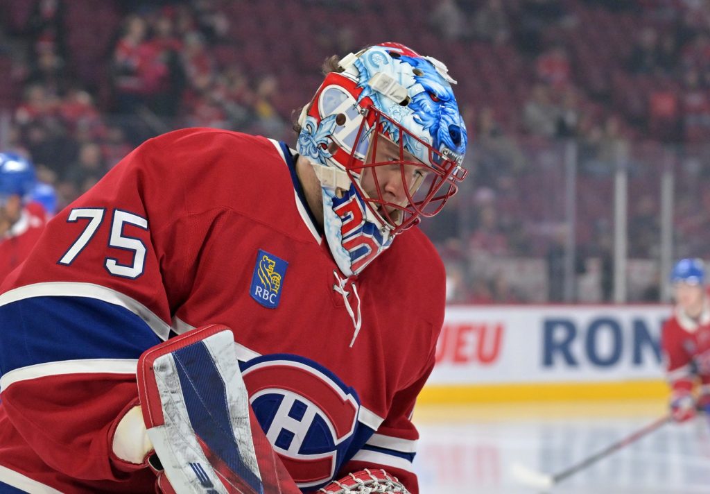 Jakub Dobes, gardien des Canadiens de Montréal