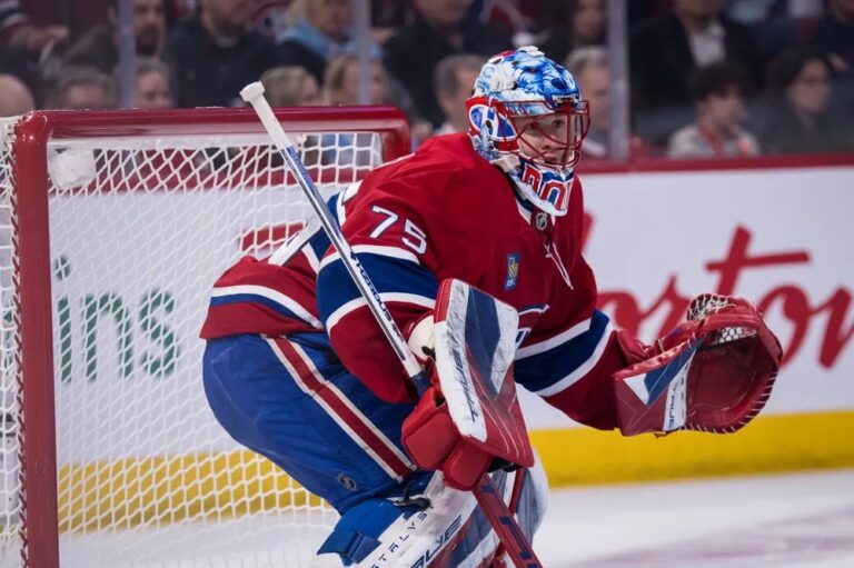 Jakub Dobes, gardien des Canadiens de Montréal