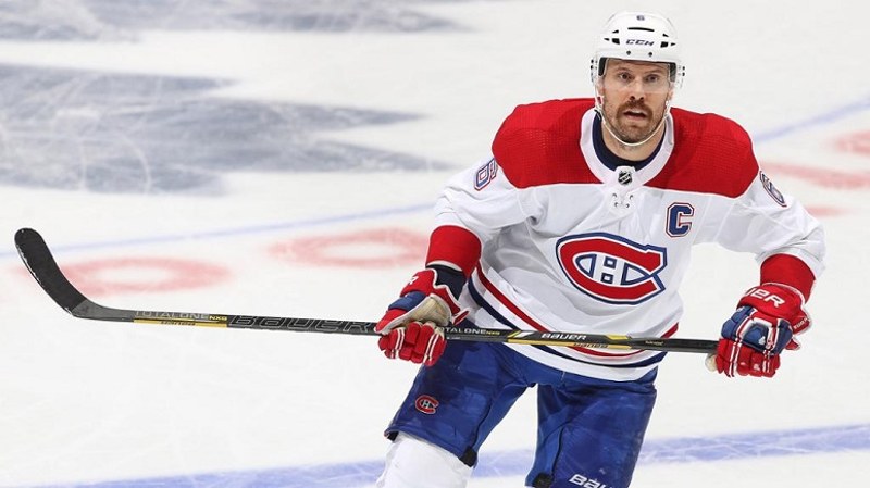 Shea Weber en uniforme blanc du Canadien