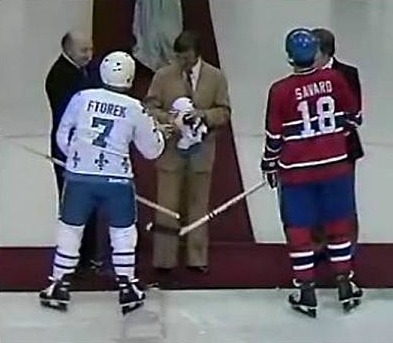 Robert Ftorek et Denis Savard