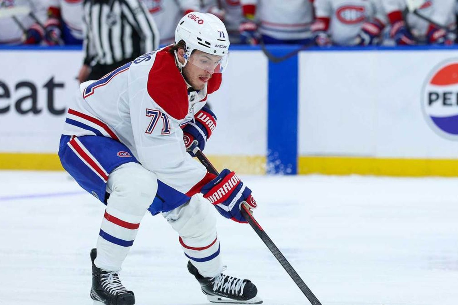 Jake Evans avec le Canadien