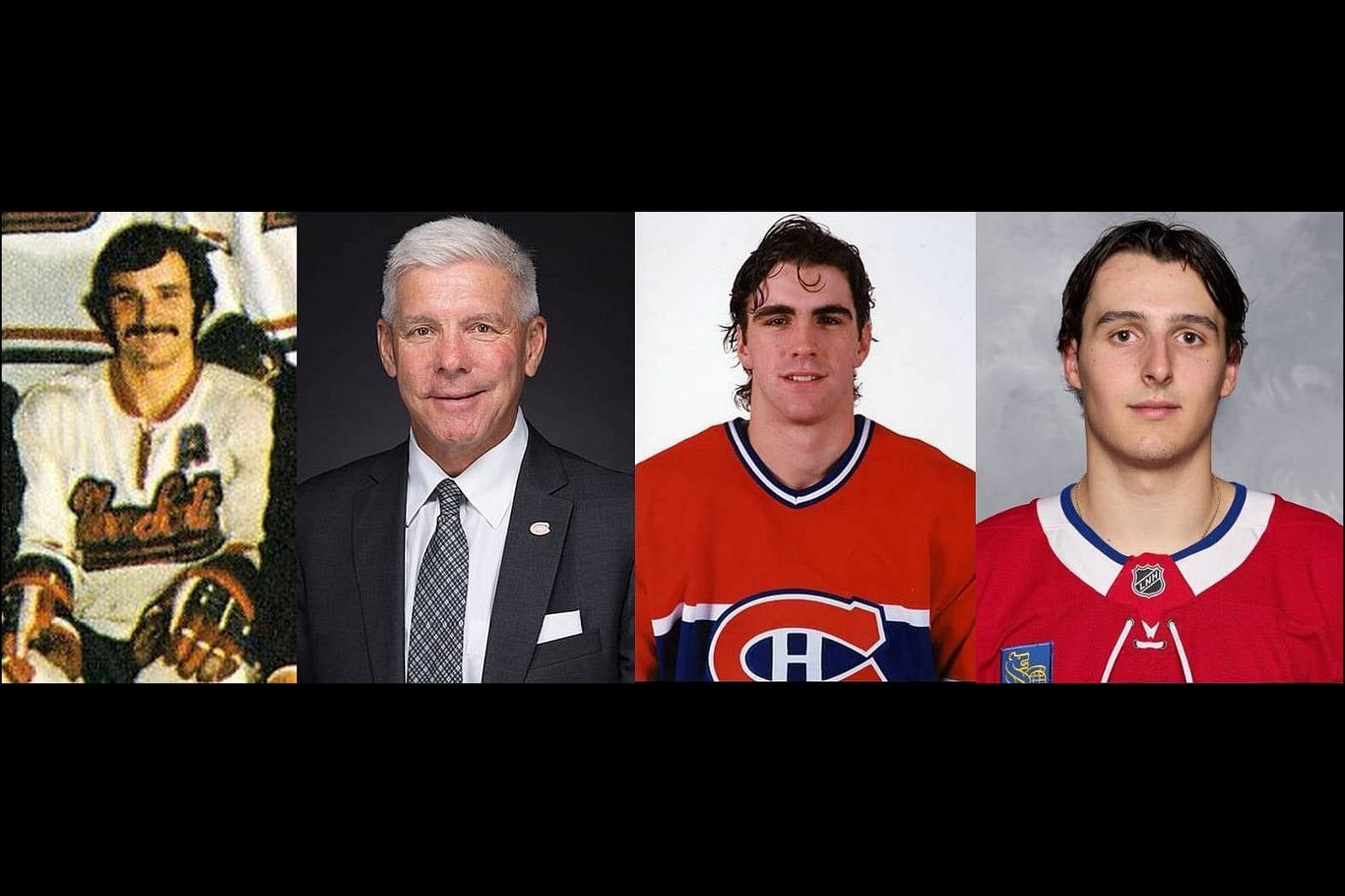 Reynald Comeau, Réjean Houle, Christopher Murray et David Reinbacher