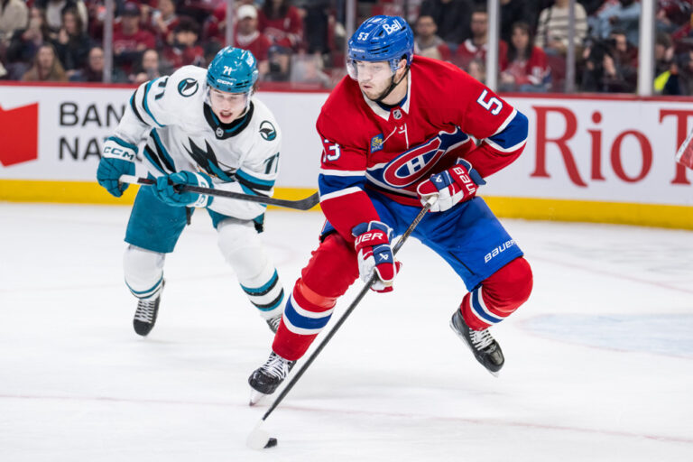 Match en direct : Sharks vs Canadiens — SJS 4 – MTL 3, défaite