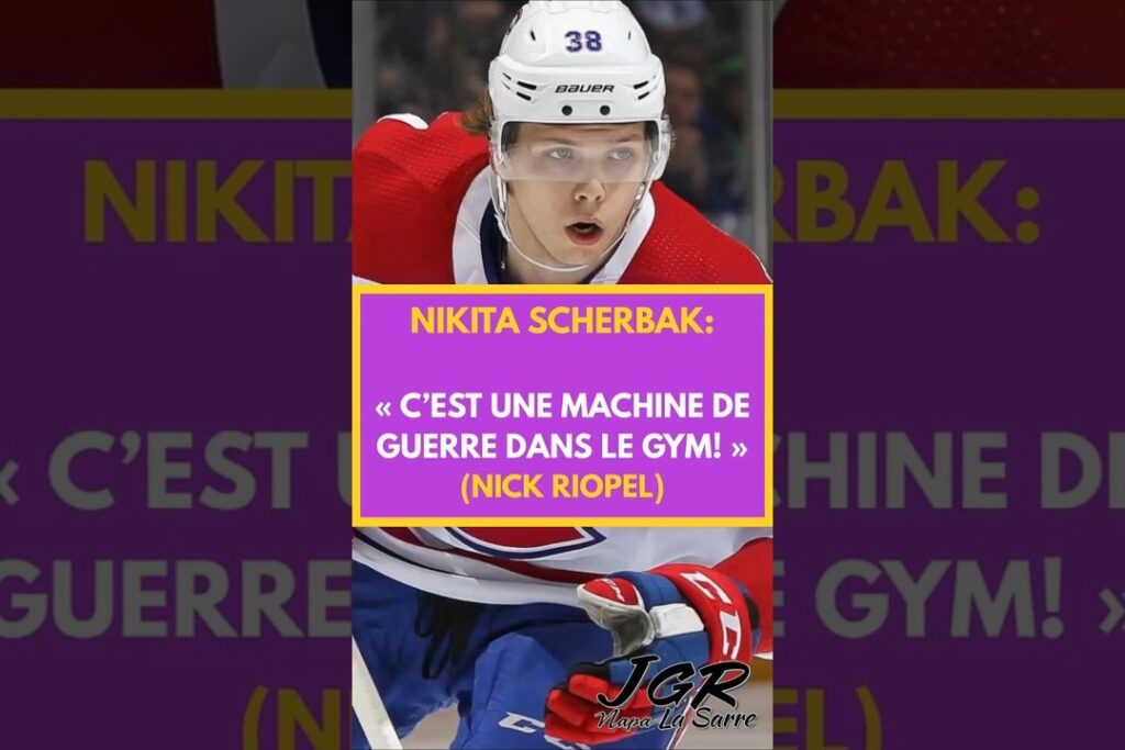 Nikita Scherbak en chandail du Canadien, numéro 38