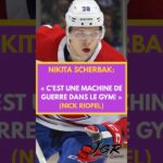 Nikita Scherbak en chandail du Canadien, numéro 38