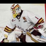 Jacob Fowler à l'œuvre avec les Eagles de Boston College (photo : Meg Kelly)
