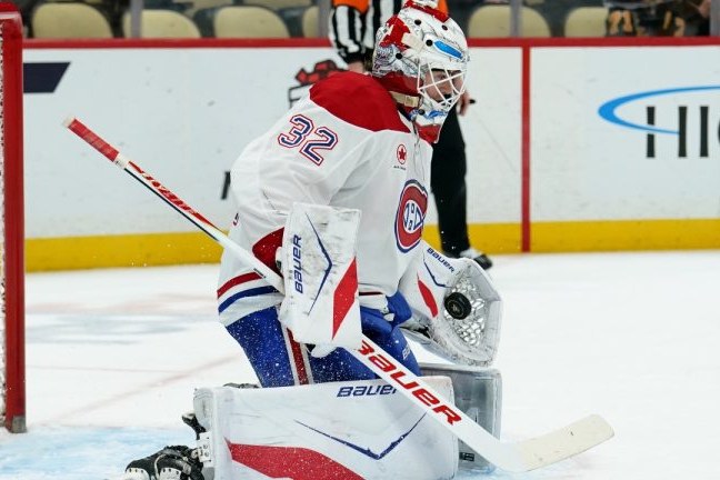 Jacob Fowler en action avec le Canadien