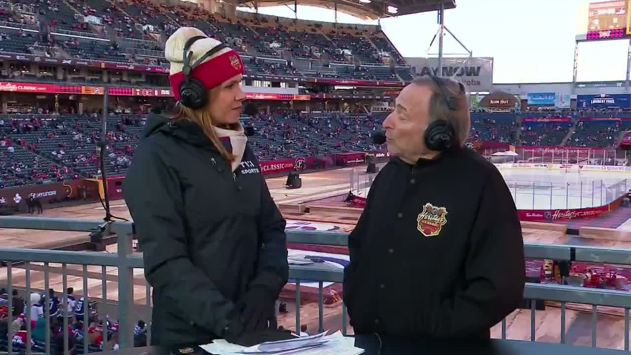 Gary Bettman répond à TVA Sports — Classique Héritage (25 octobre 2026)