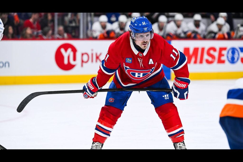 Brendan Gallagher en action avec le Canadien