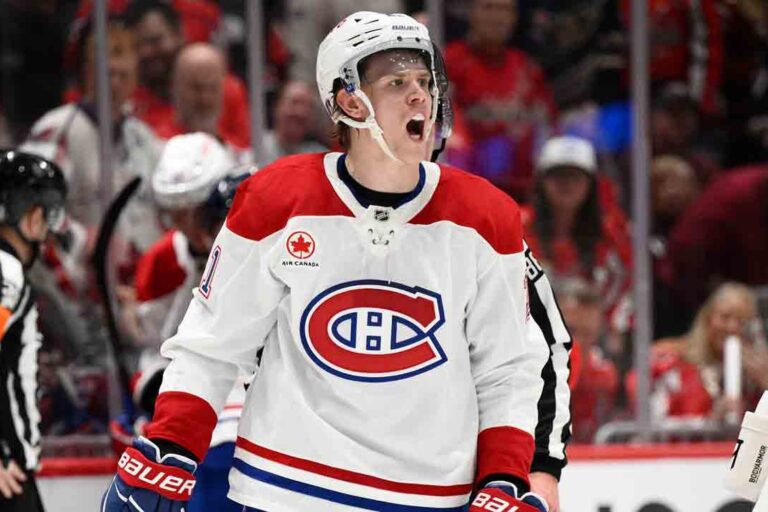 Kaiden Guhle, « une bête » pour le Canadien : 25:25 contre les Sabres