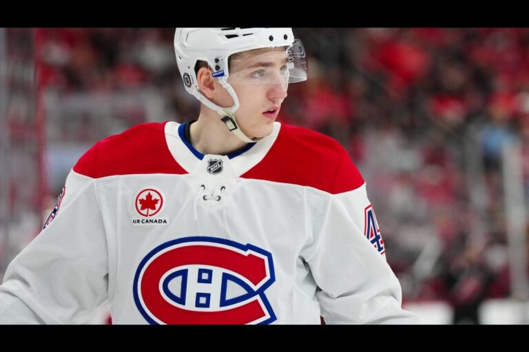 Lane Hutson établit un sommet de temps de jeu après six matchs