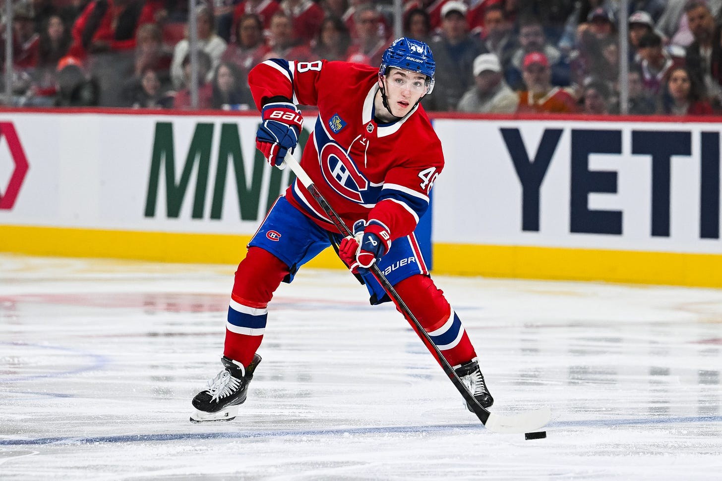 Lane Hutson avec le Canadien