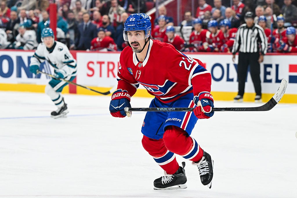 Chris Kreider en chandail rouge du Canadien de Montréal