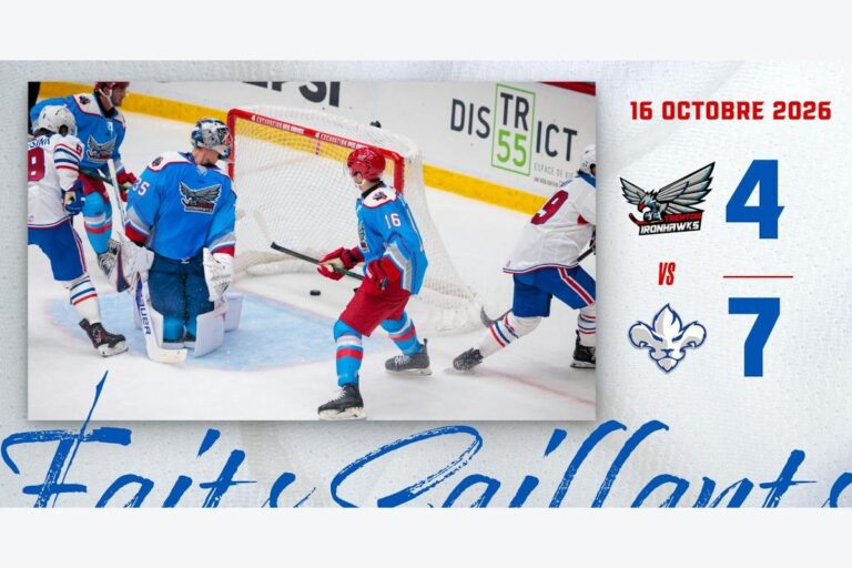 Les Lions ouvrent leur saison avec une victoire de 7-4 contre les Ironhawks de Trenton