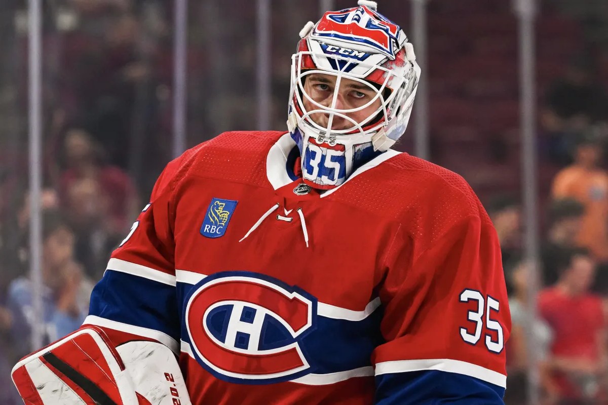 Samuel Montembeault avec le Canadien de Montréal