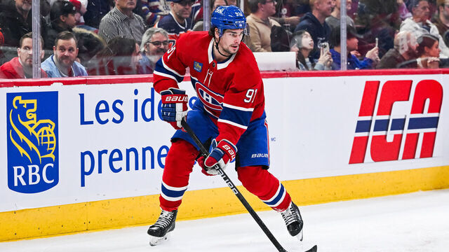 Sean Monahan avec les Canadiens