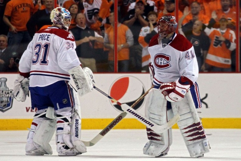 Carey Price et Jaroslav Halak en 2010