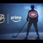 Visuel LNH et Prime Video avec le logo des Canadiens de Montréal