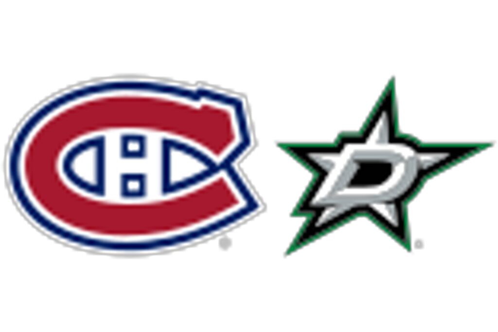 Logos des Canadiens de Montréal et des Stars de Dallas