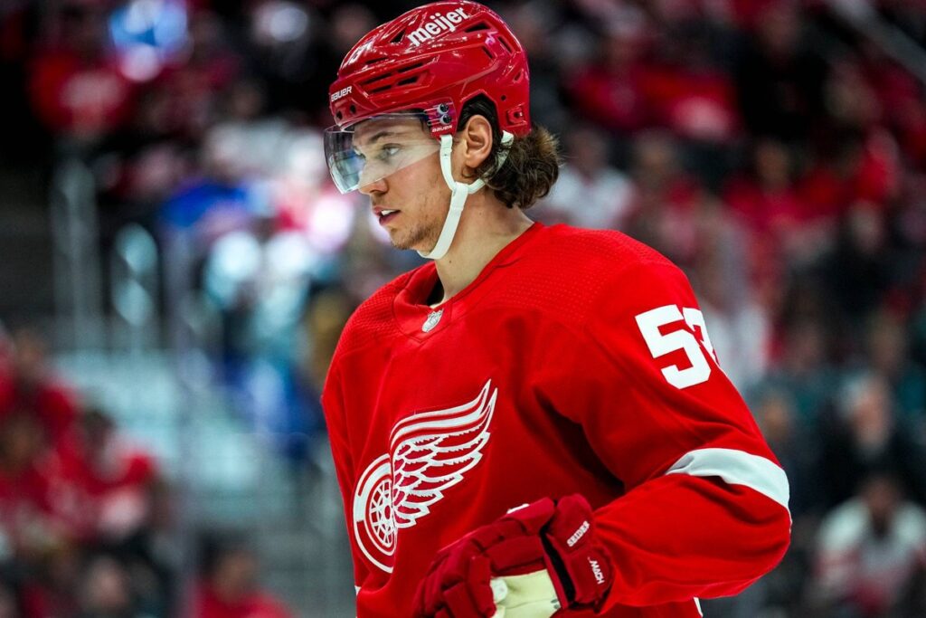 Moritz Seider, défenseur des Red Wings de Detroit