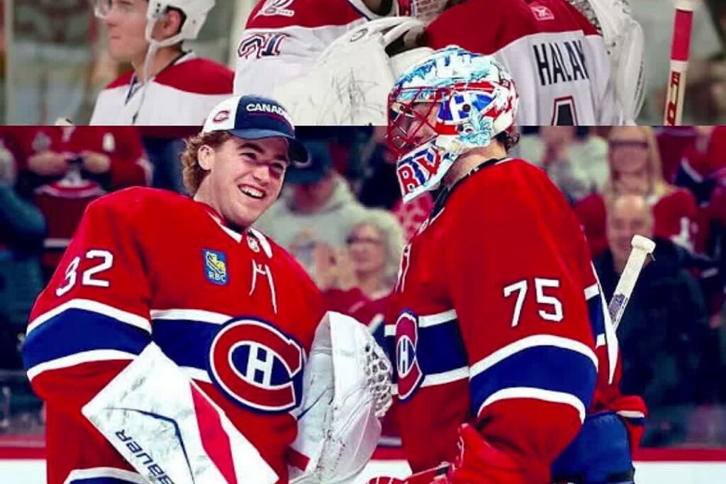 Jacob Fowler et Jakub Dobes, les deux jeunes gardiens des Canadiens