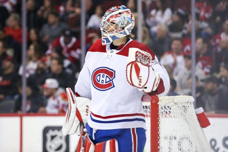 Marché des gardiens : l&rsquo;échange de Connor Hellebuyck pourrait faire monter la valeur de Samuel Montembeault