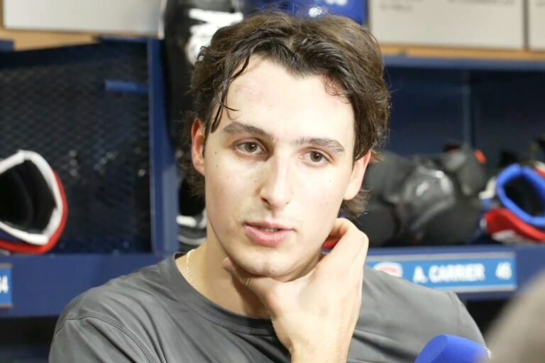 David Reinbacher, du Canadien de Montréal
