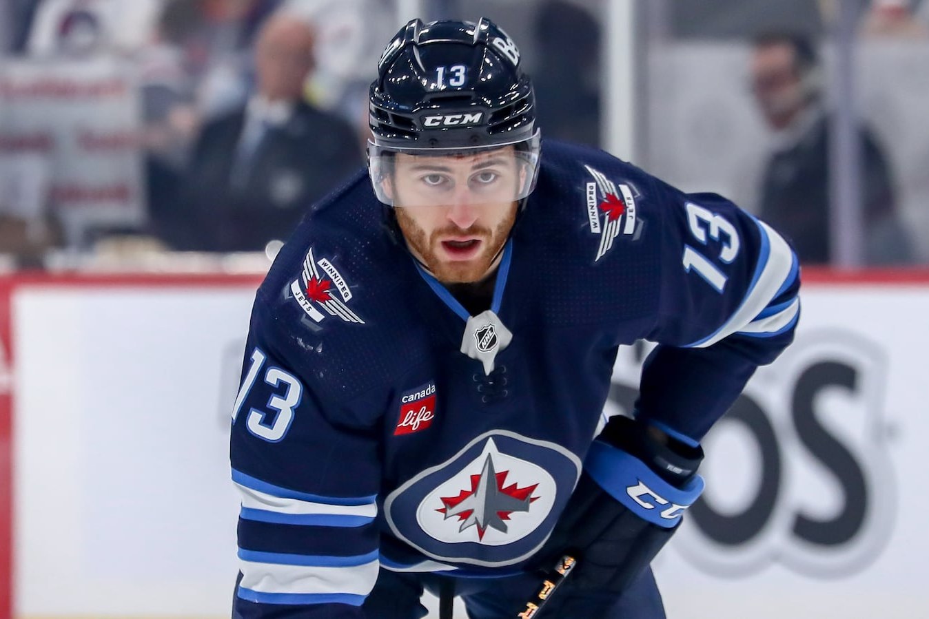 Gabriel Vilardi en chandail des Jets de Winnipeg